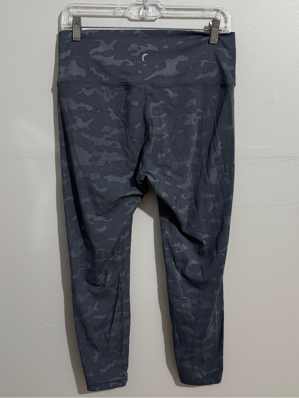 ZYIA Active Leggings Womens 12 Black Gray Camo High Rise Compression Workout